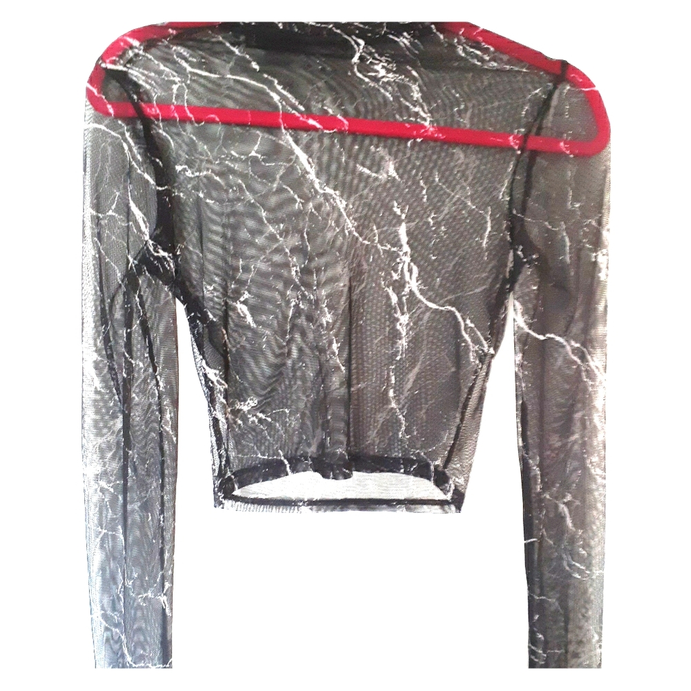 Ladies crop Top long Sleeves
